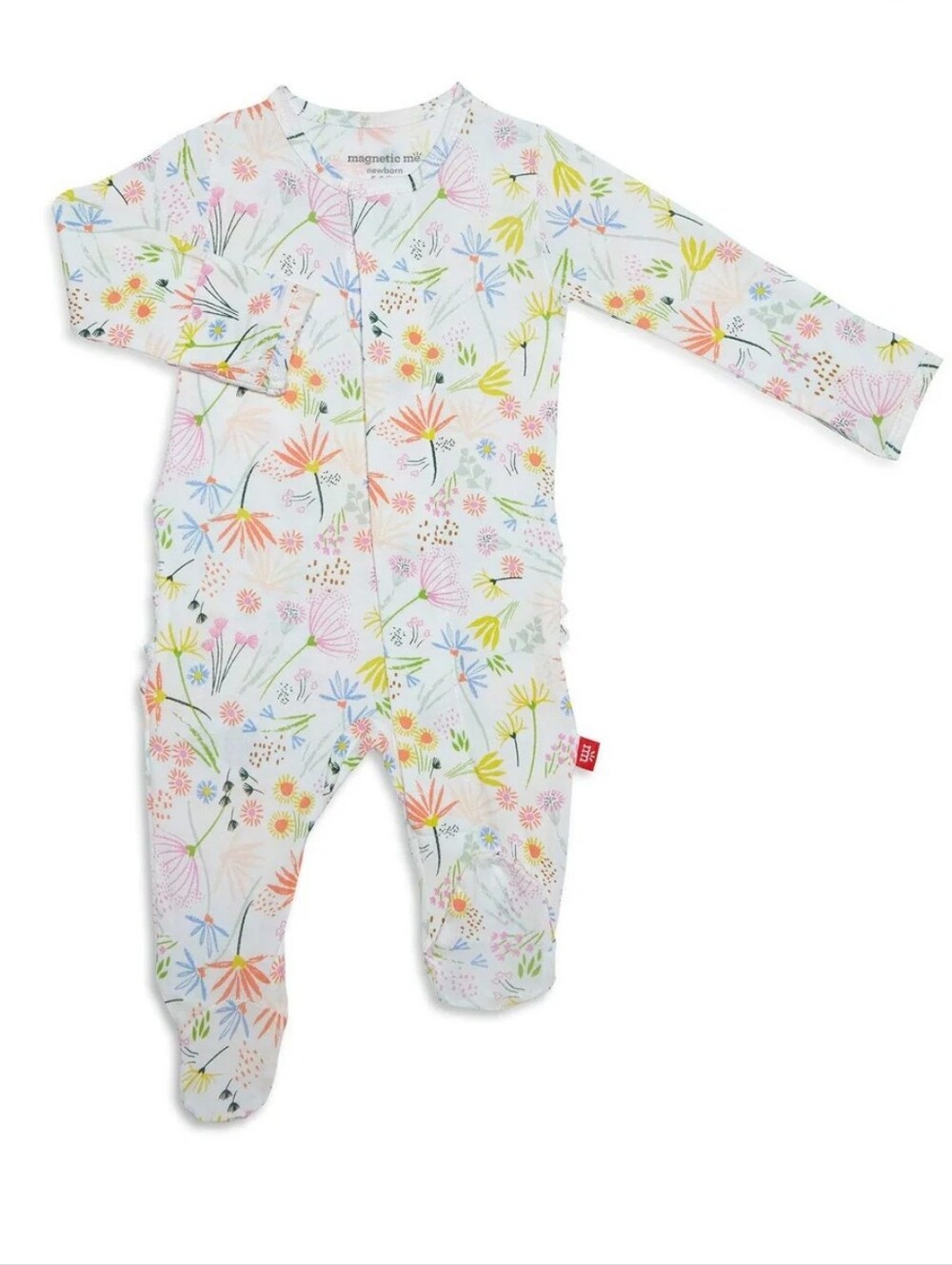 Magnetic Me Poet's Meadow Modal Magnetic Footie, 9-12m